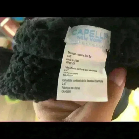 CAPELLI New York Sherpa beanie for Kids 2T-4T - Picture 2 of 5